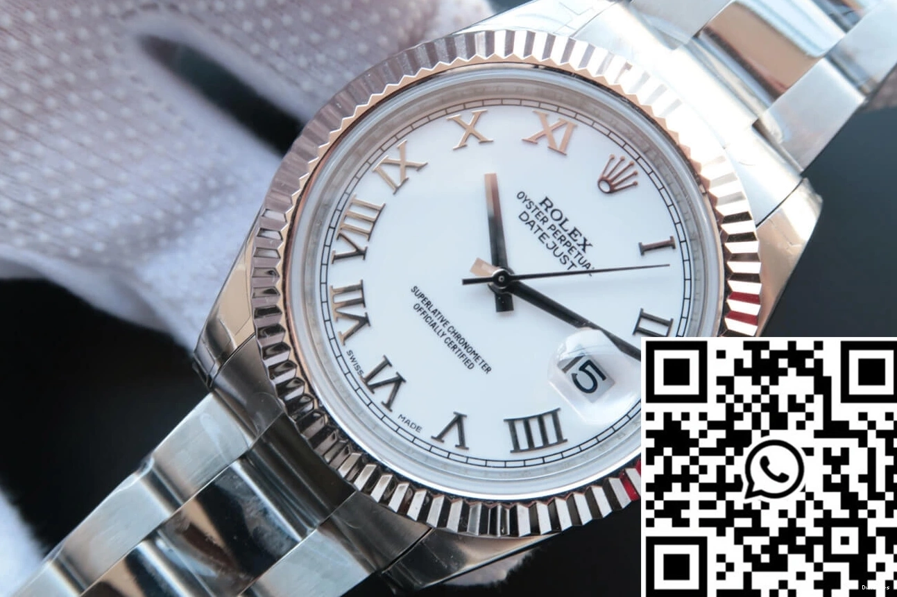 Factory White Rolex Dial EW Datejust M126334-0023 1101